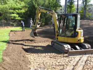 Mikula team working on residential excavation job