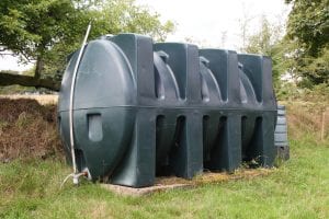 outdoor heating oil tank