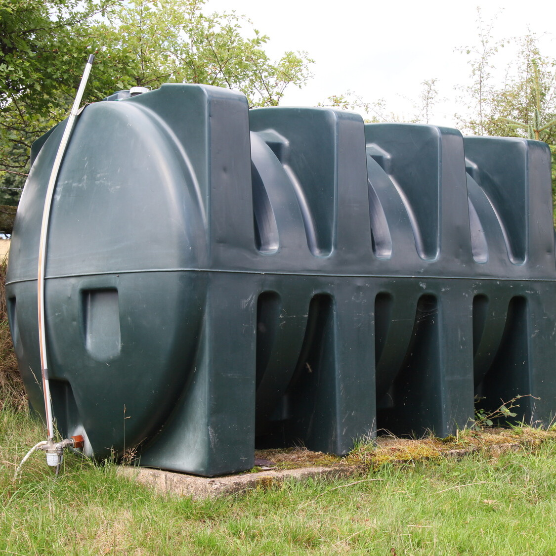outdoor heating oil tank