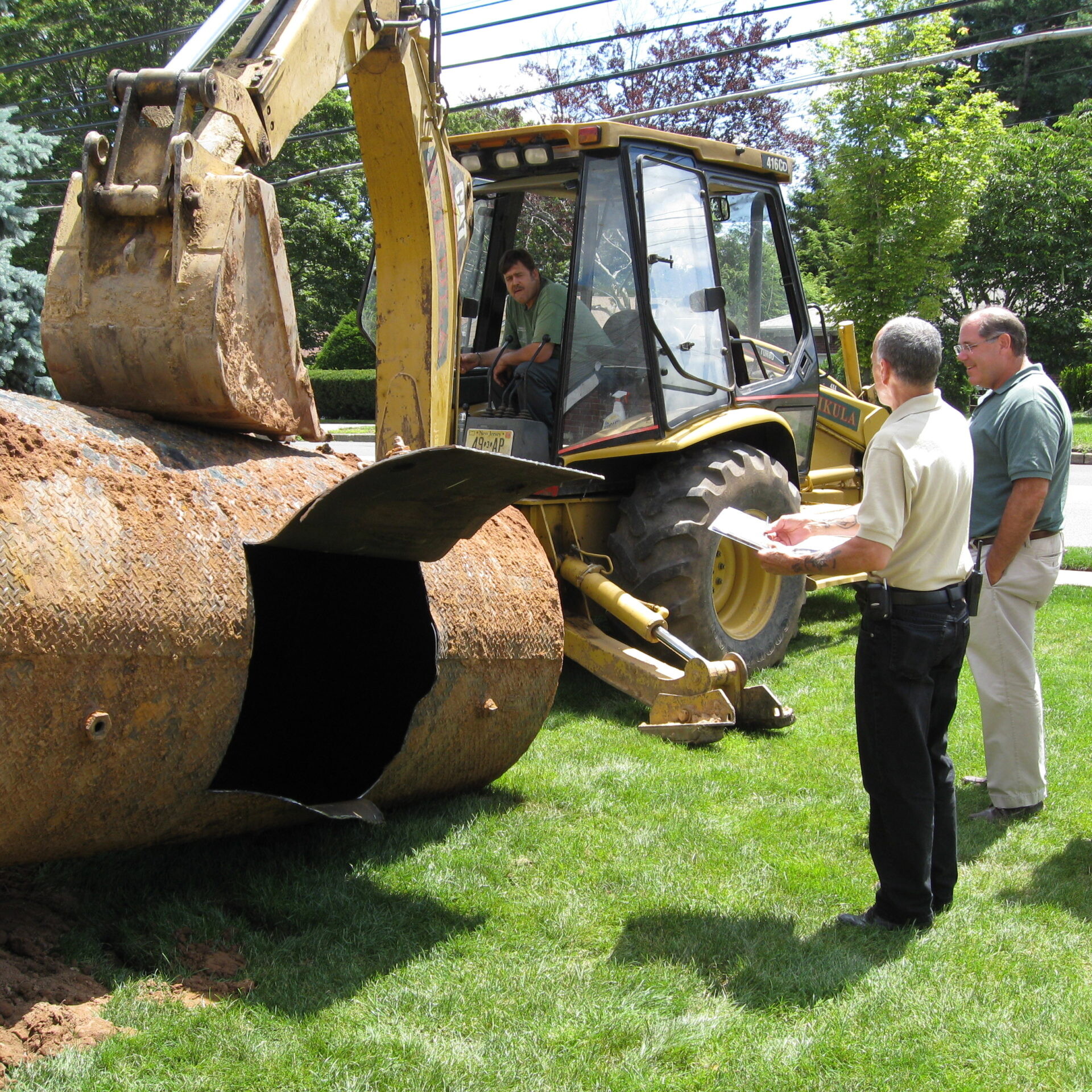 The team at Mikula can remove your underground oil tank and replace it with a new one.