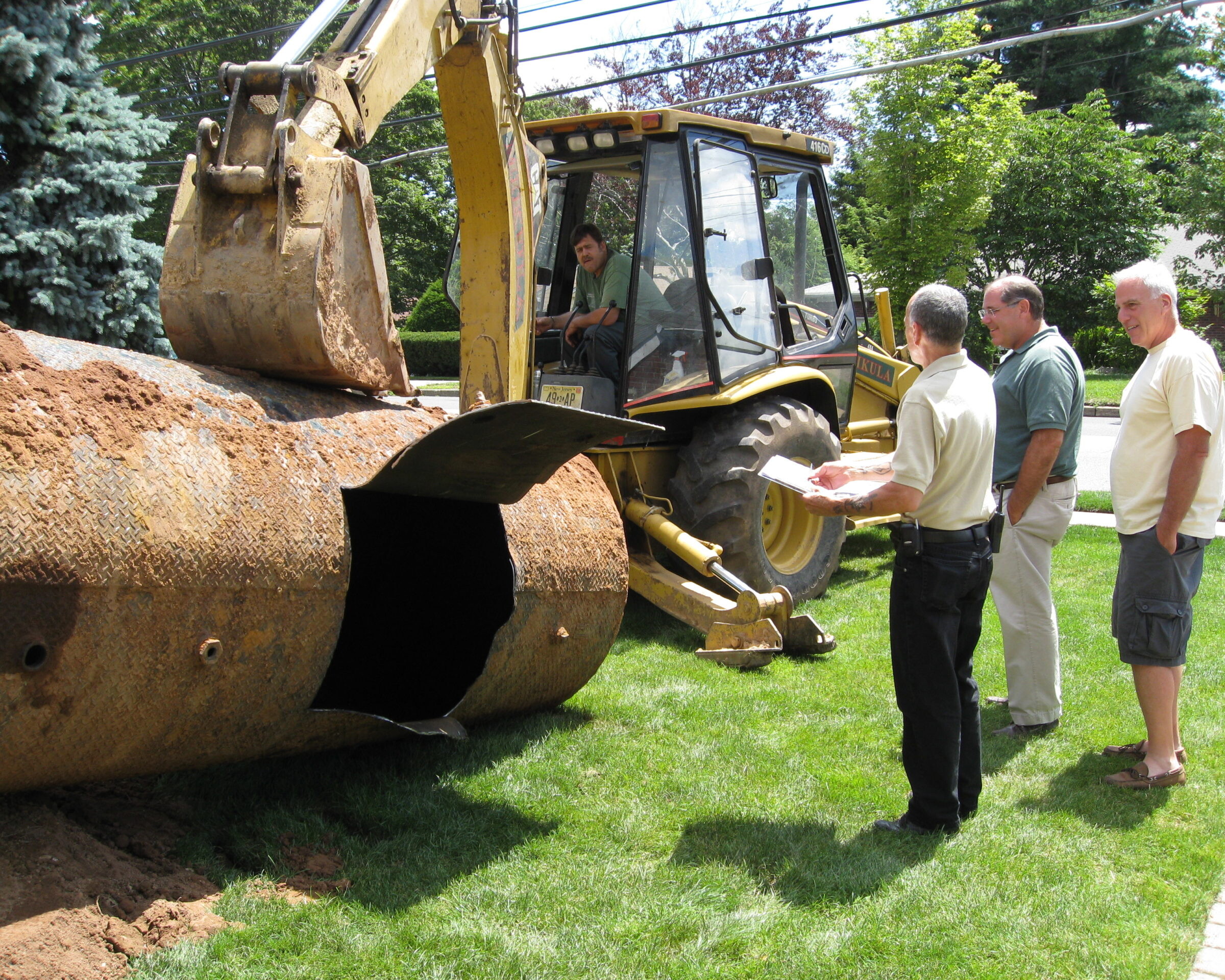The team at Mikula can remove your underground oil tank and replace it with a new one.