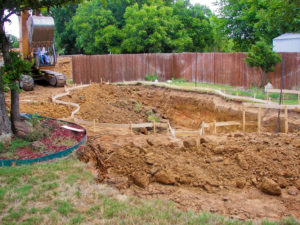 Construction for a pool removal