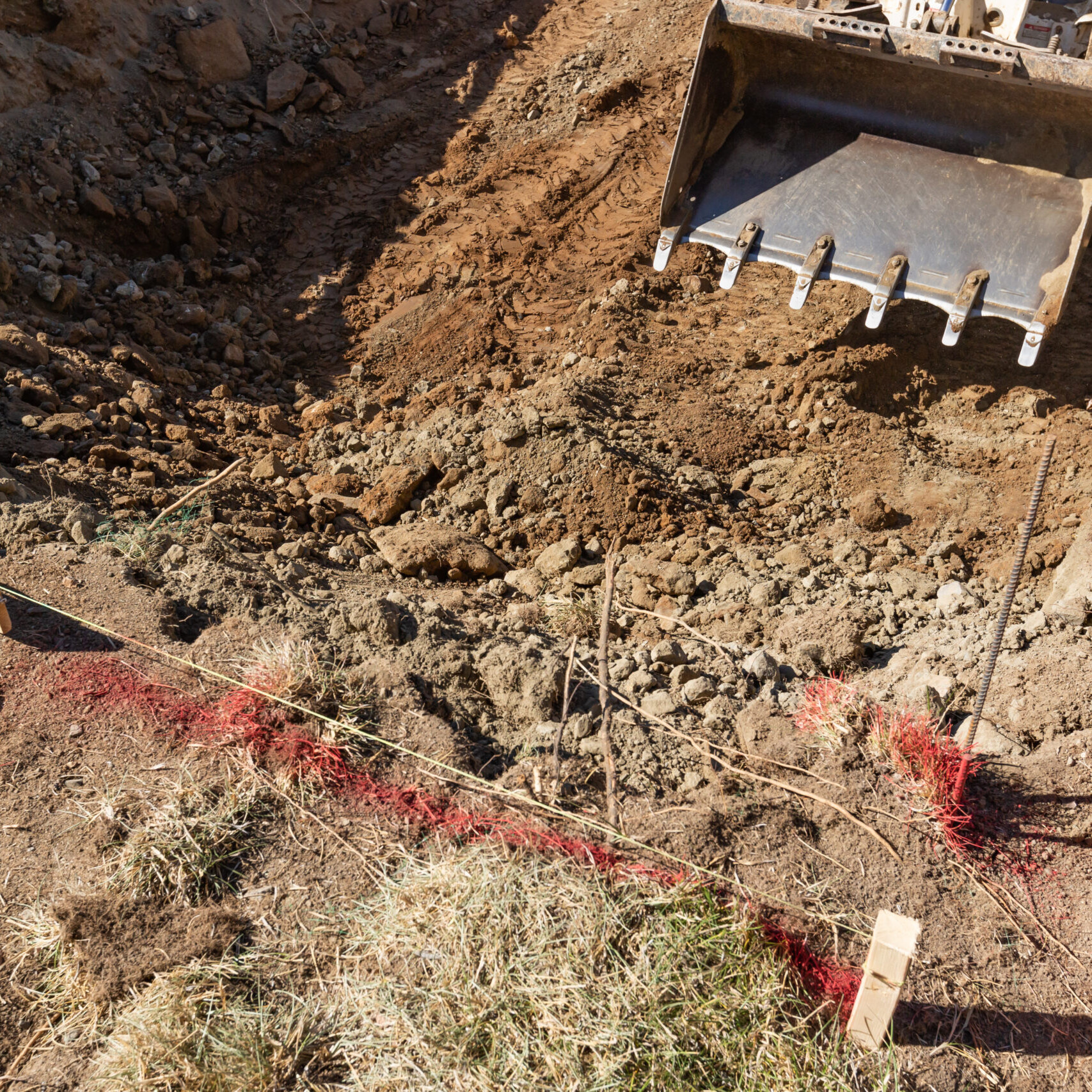 construction for an inground pool removal