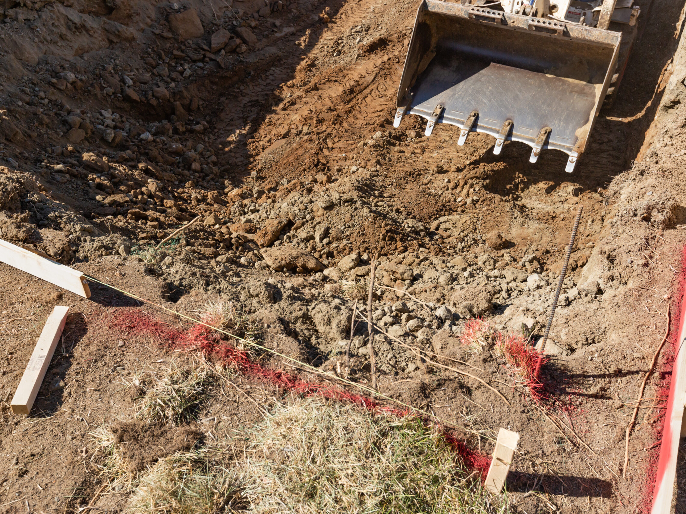 construction for an inground pool removal