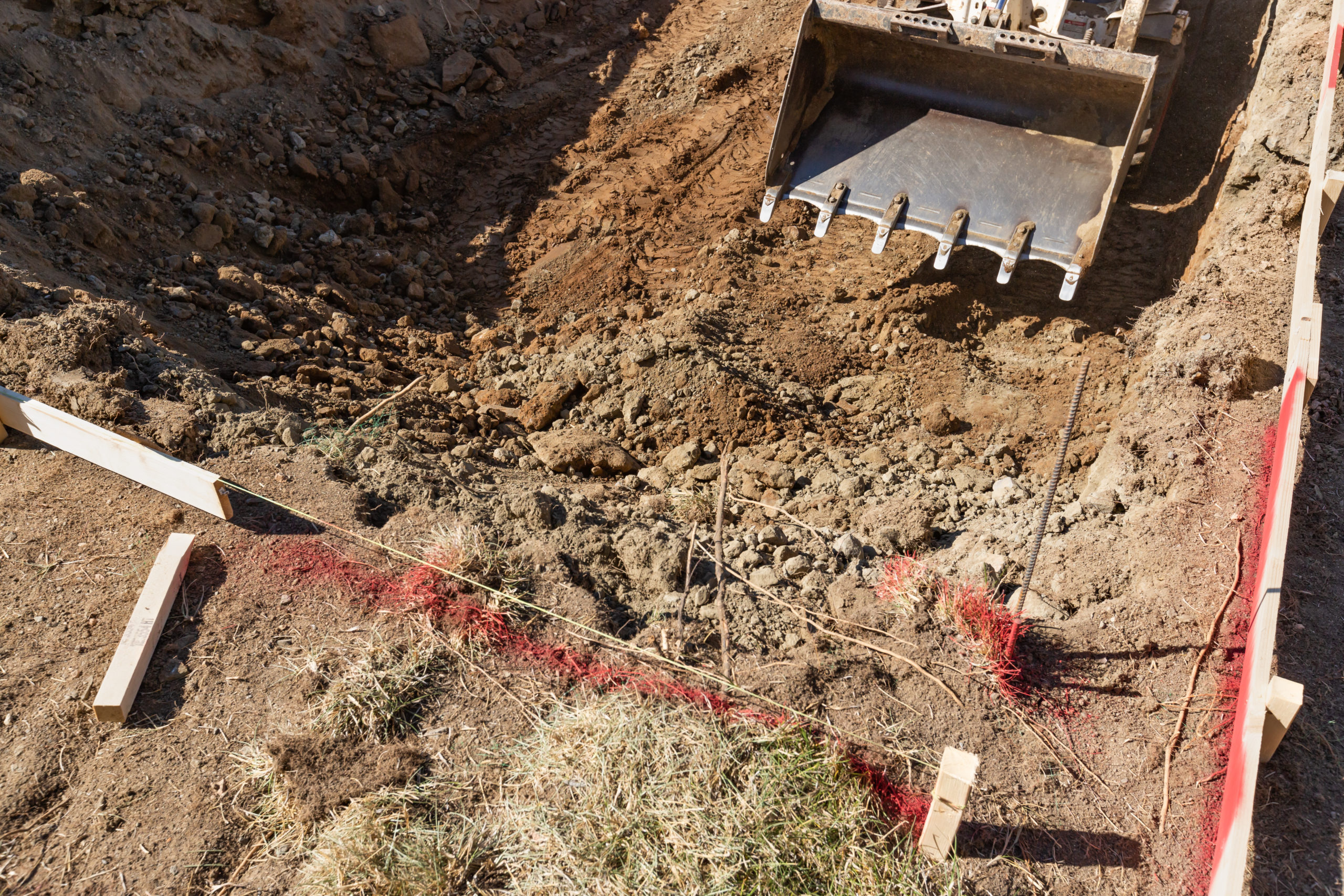 construction for an inground pool removal