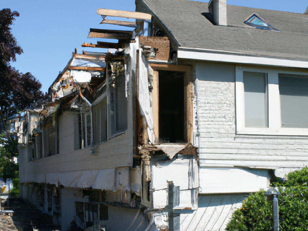 Home being demolished