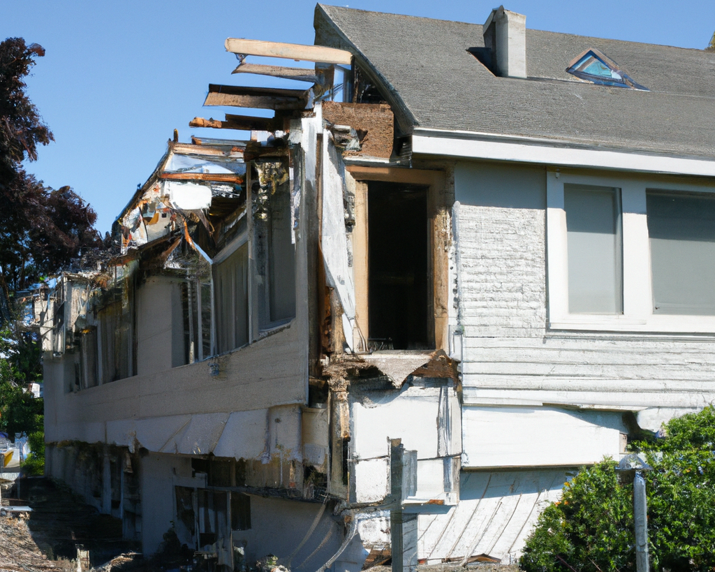 Home being demolished
