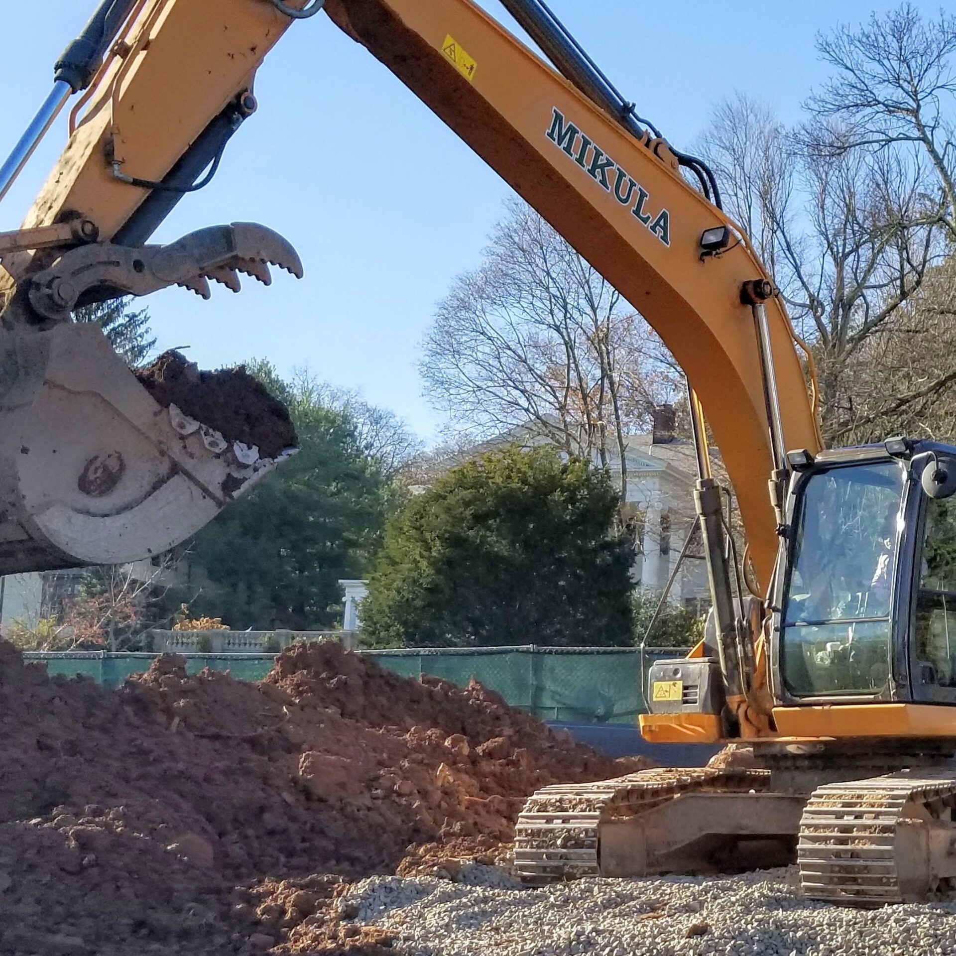 Excavator in Montclair New Jersey