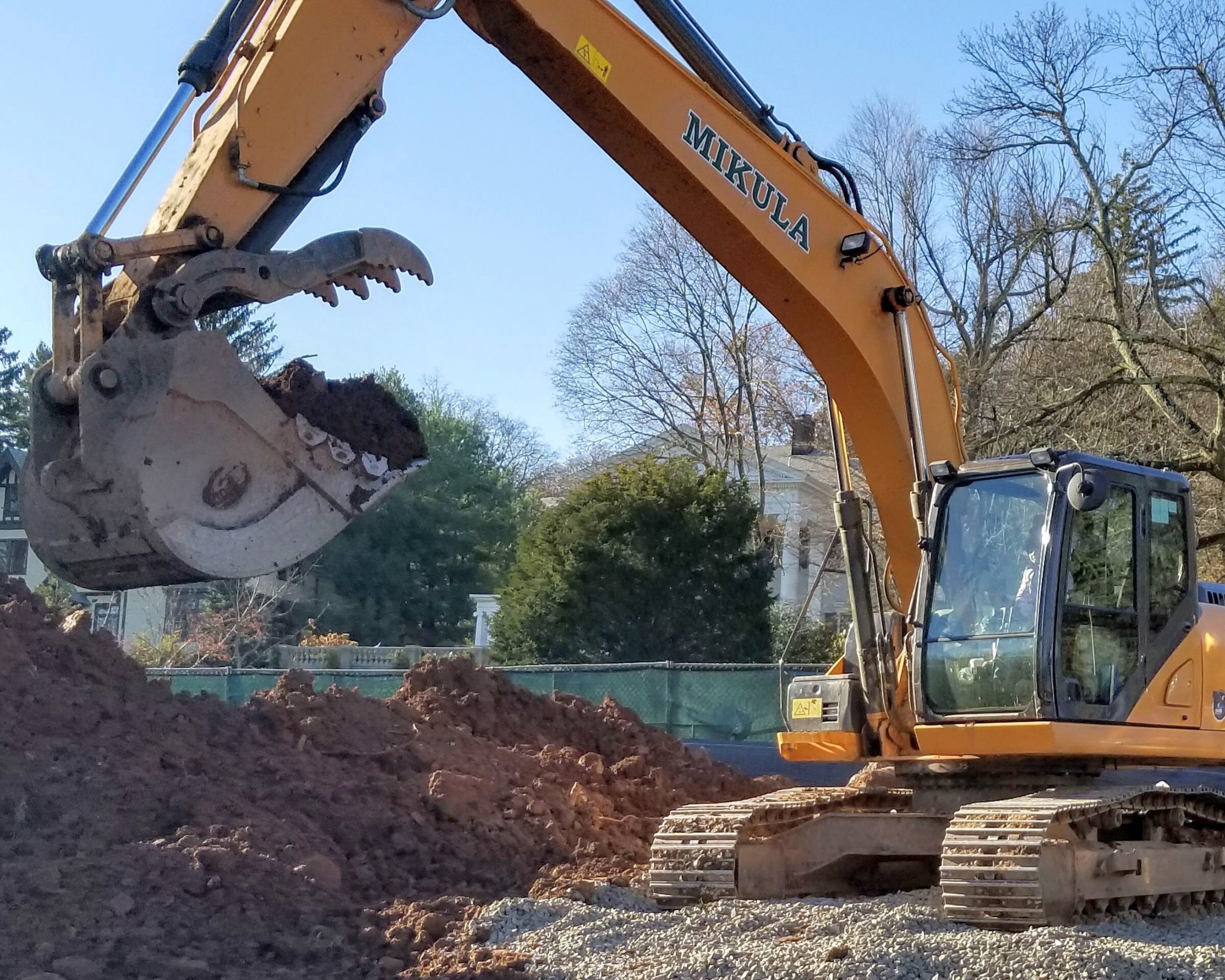 Excavator in Montclair New Jersey