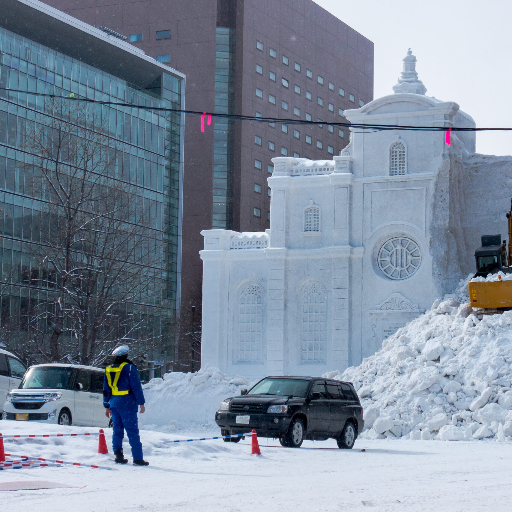 winter demolition project