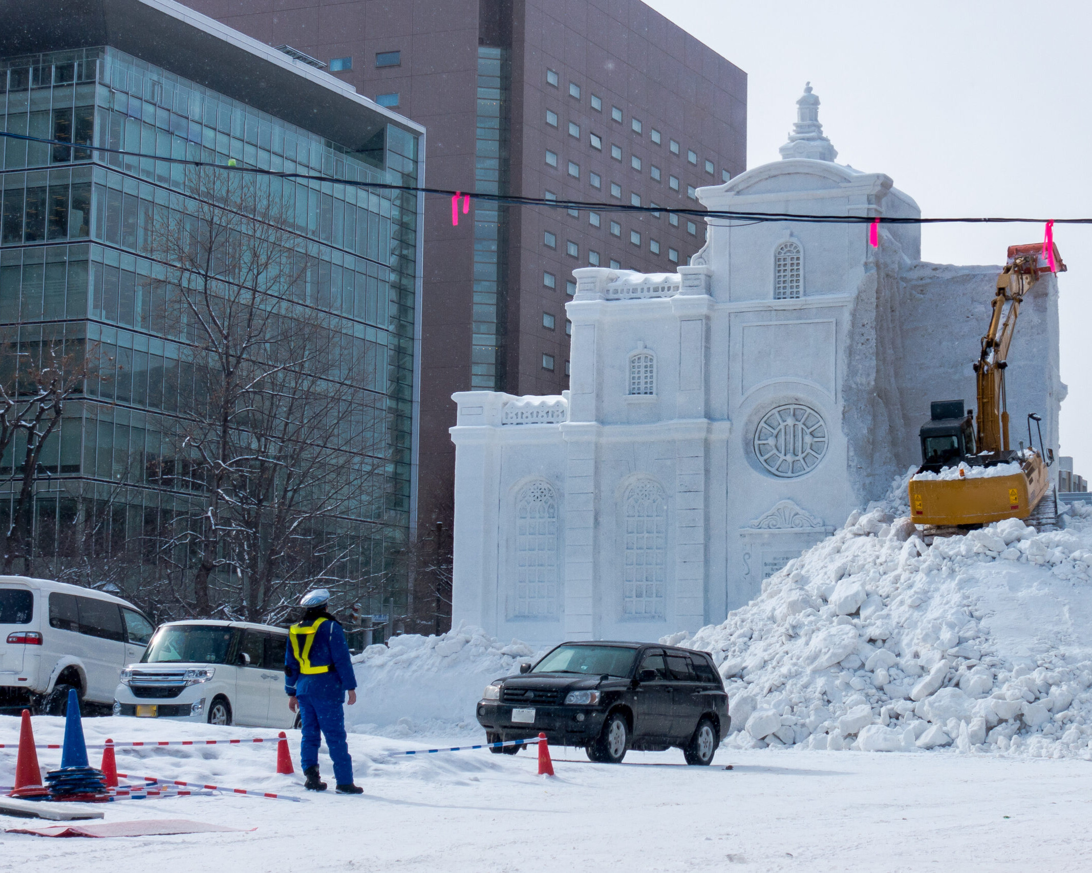 winter demolition project