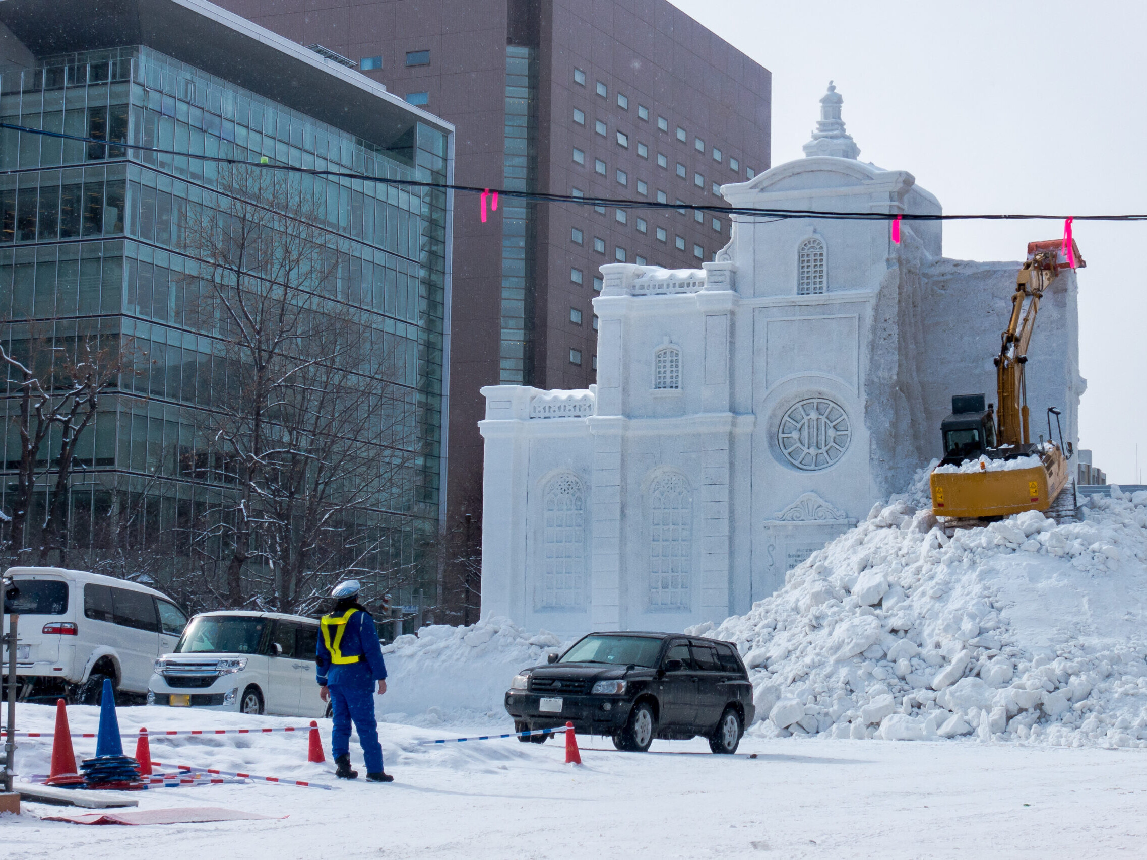 winter demolition project